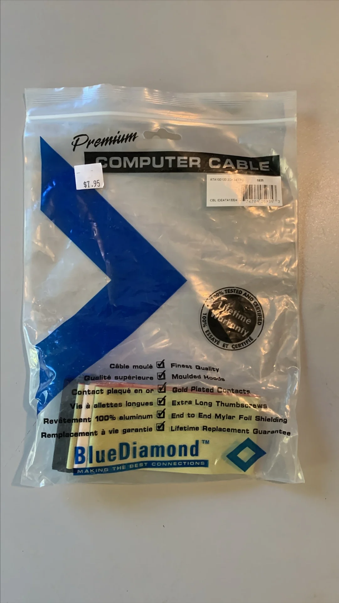 80 wire 24" IDE Ribbon Cable