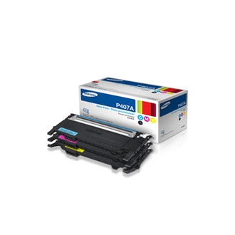 Samsung CLT - P407A/XAA 1 of each Cyan, Magenta, and Yellow Toner Cartridges