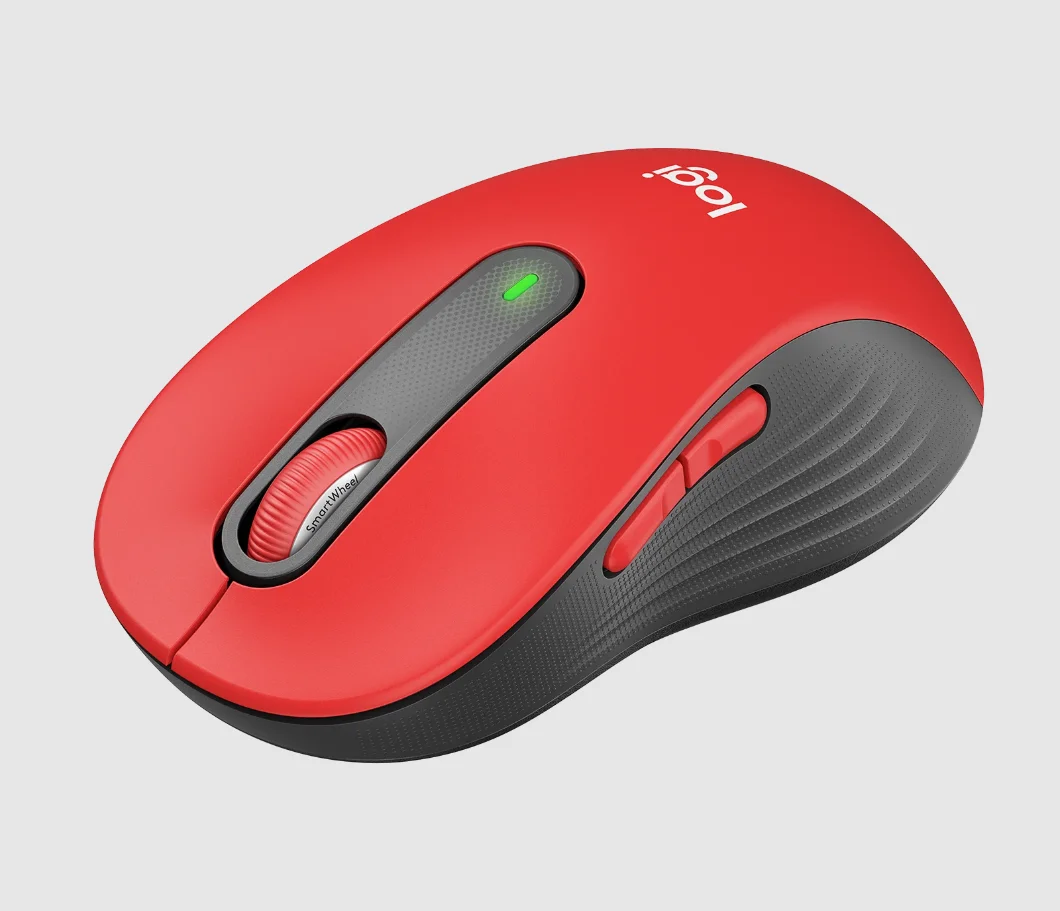 Logitech Signature M650L Red Wireless Mouse