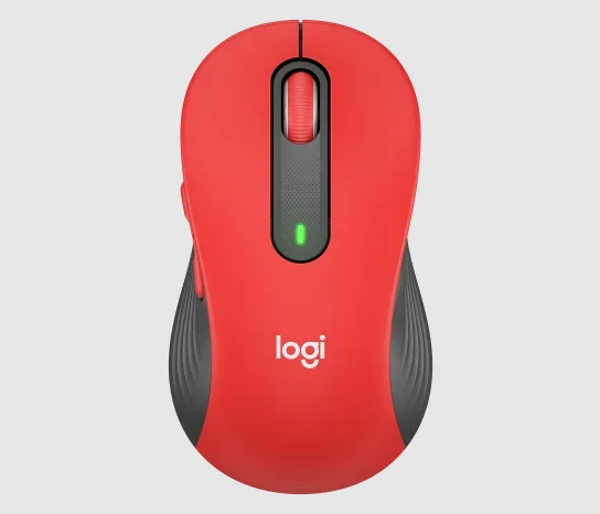 Logitech Signature M650L Red Wireless Mouse