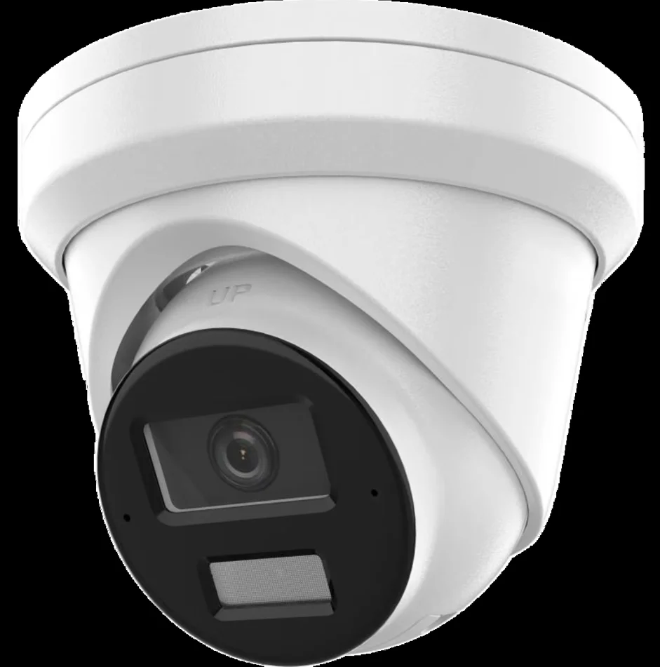 2.88MM Camera 4MP ColorVu Acusense White Turret IP Camera