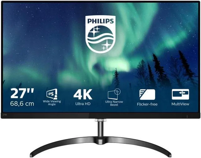 Refurbished Philips 27"in 4K UHD IPS LED Monitor - 276E8VJSB