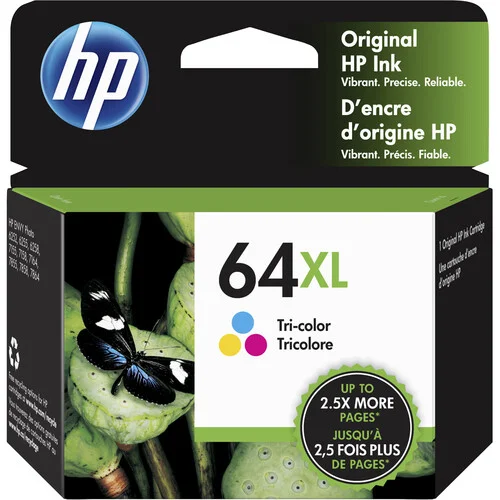 HP 64XL Tri-Colour High Yield Original Ink Cartridge