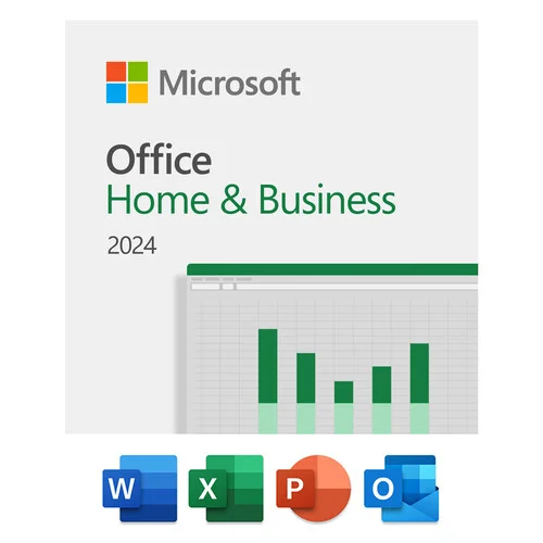 Microsoft Office Home and Business 2024 English 1 License NA Only Medialess