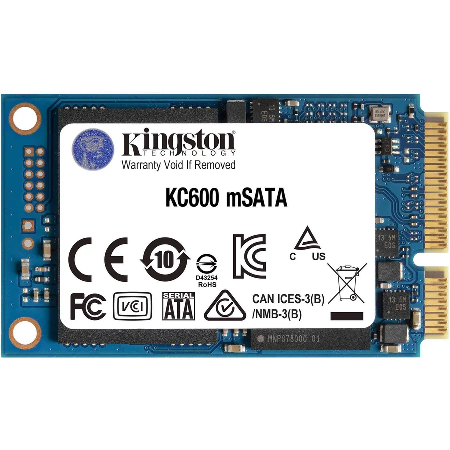 Kingston KC600 1 TB Solid State Drive - mSATA Internal - SATA - SKC600MS/1024G