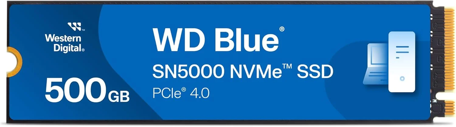 WD Blue SN5000 500 GB NVMe SSD - WDS500G4B0E-00CNZ0