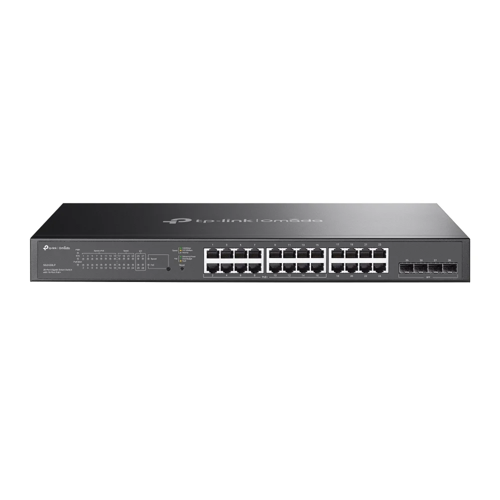 TP-Link Omada 28-Port Gigabit Smart Switch with 16-Port PoE+ - SG2428LP