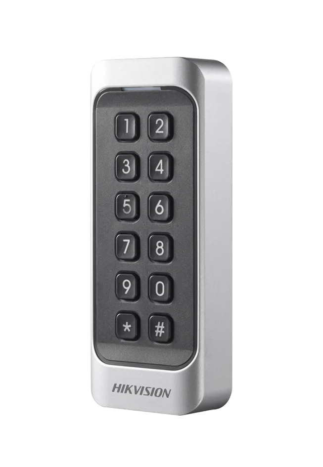 HIKVISION MIFARE CARD READER KEYPAD RS485 WIEGAND W26/W34 IP 64 DS-K1107AMK(O-STD)