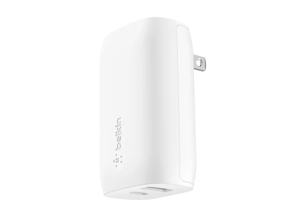 Belkin BoostCharge Dual USB-C and USB A Power Delivery Wall Charger 37 Watt