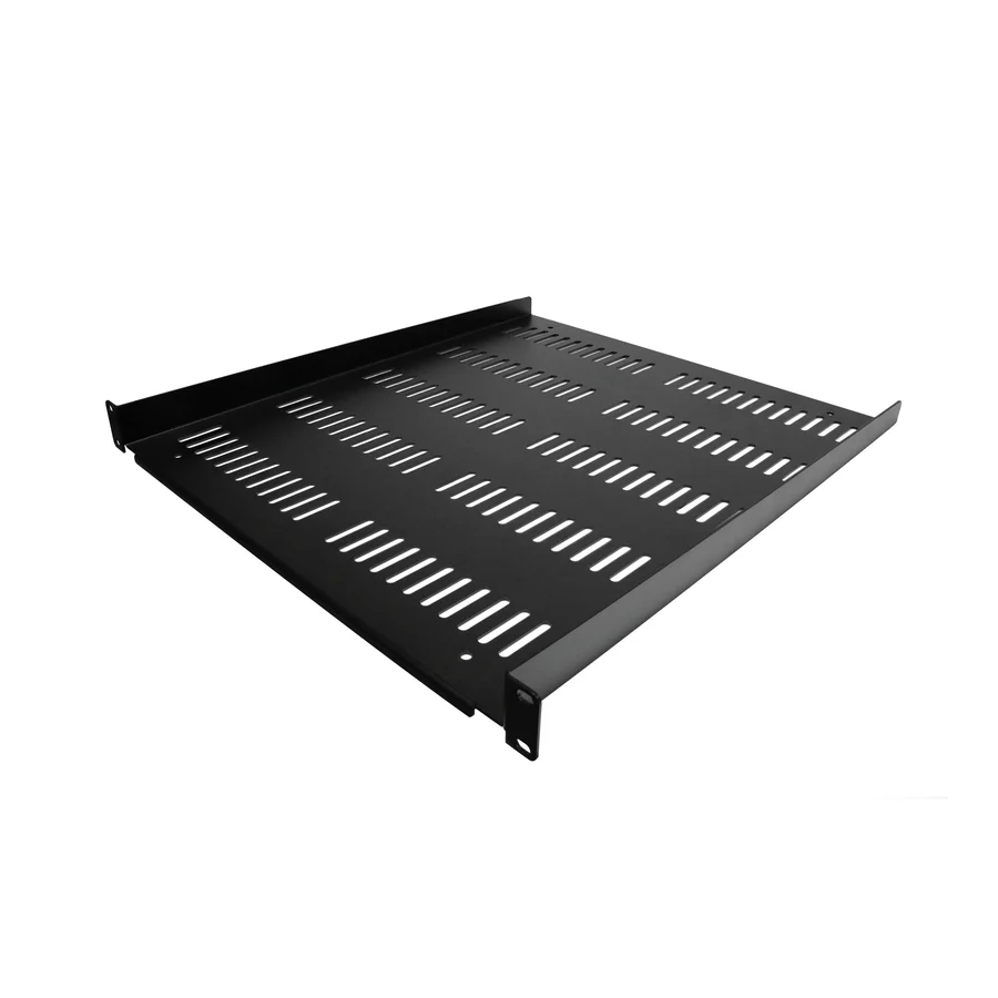 StarTech.com 1U Vented Server Rack Cabinet Shelf - Fixed 20" Deep Cantilever Rackmount Tray for 19" Data/AV/Network Enclosure w/Cage Nuts