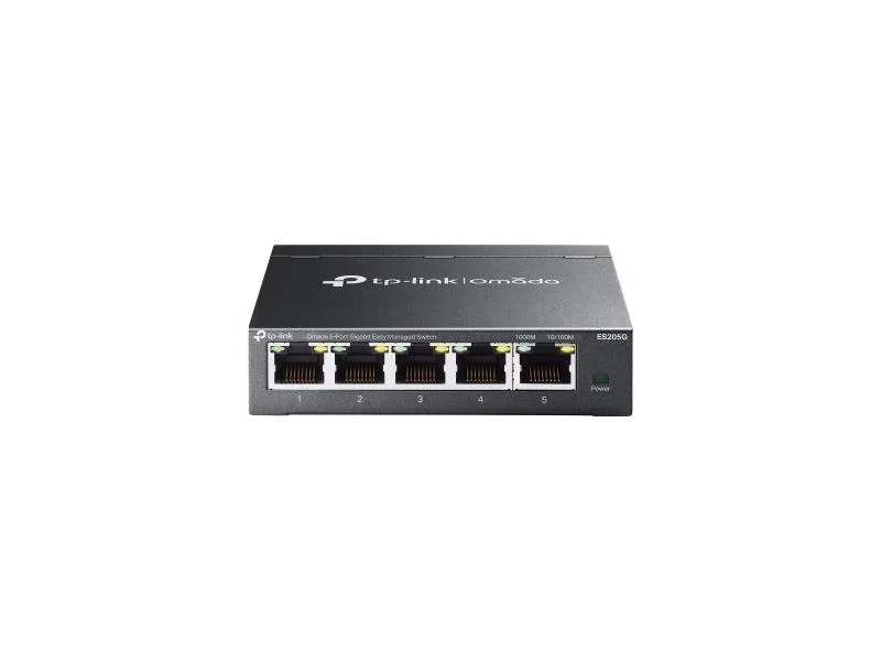 TP-LINK OMADA 5-PORT GIGABIT EASY MANAGED SWITCH PORT: 5 GIGABIT RJ45 PORTS SPEC: DESKTOP STEEL CASE FEATURE: INTEGRATION WITH OMADA SDN CONTROLLER