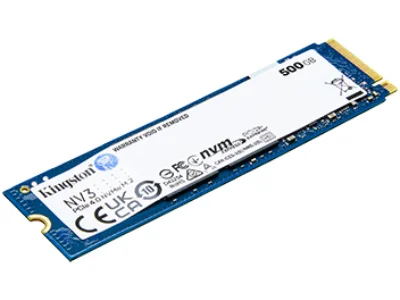 Kingston 500GB NV3 M.2 2280 PCIe 4.0 NVME SSD - SNV3S/500G
