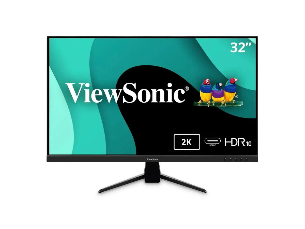 VIEWSONIC VX3267U-2K 32" 1440P IPS MONITOR WITH 65W USB C, HDMI, DP, AND HDR10 - VX3267U-2K