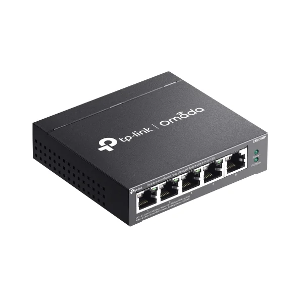 TP-LINK OMADA 5-PORT GIGABIT SWITCH WITH 4-PORT POE+ - ES205GP - 810142820431