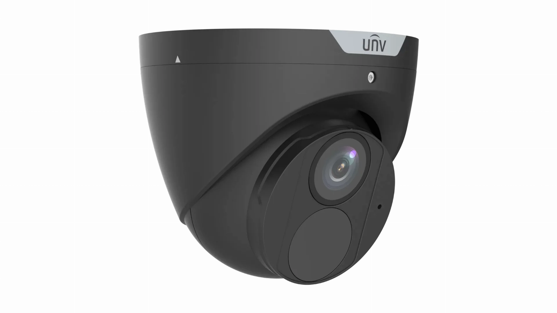 Uniview 4MP Network IR Turret Camera (Fixed lens 2.8mm) Black Housing - IPC3614SR-ADF28KM-H-BK