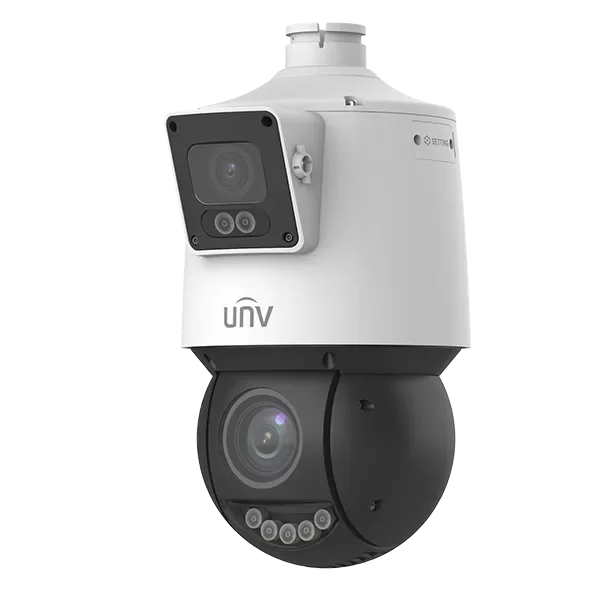 Uniview 4MP+4MP Lighthunter Dual-lens PTZ - IPC94144SFW-X25-F40C
