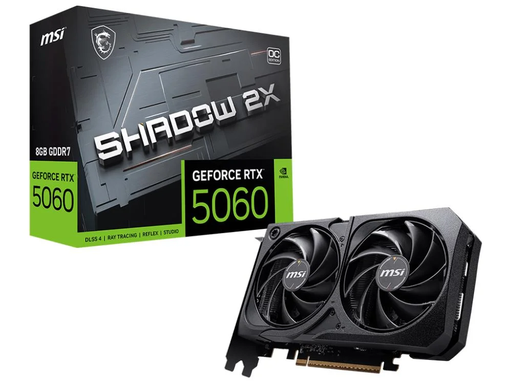 MSI RTX 5060 8G SHADOW 2X OC - G5060-8S2C