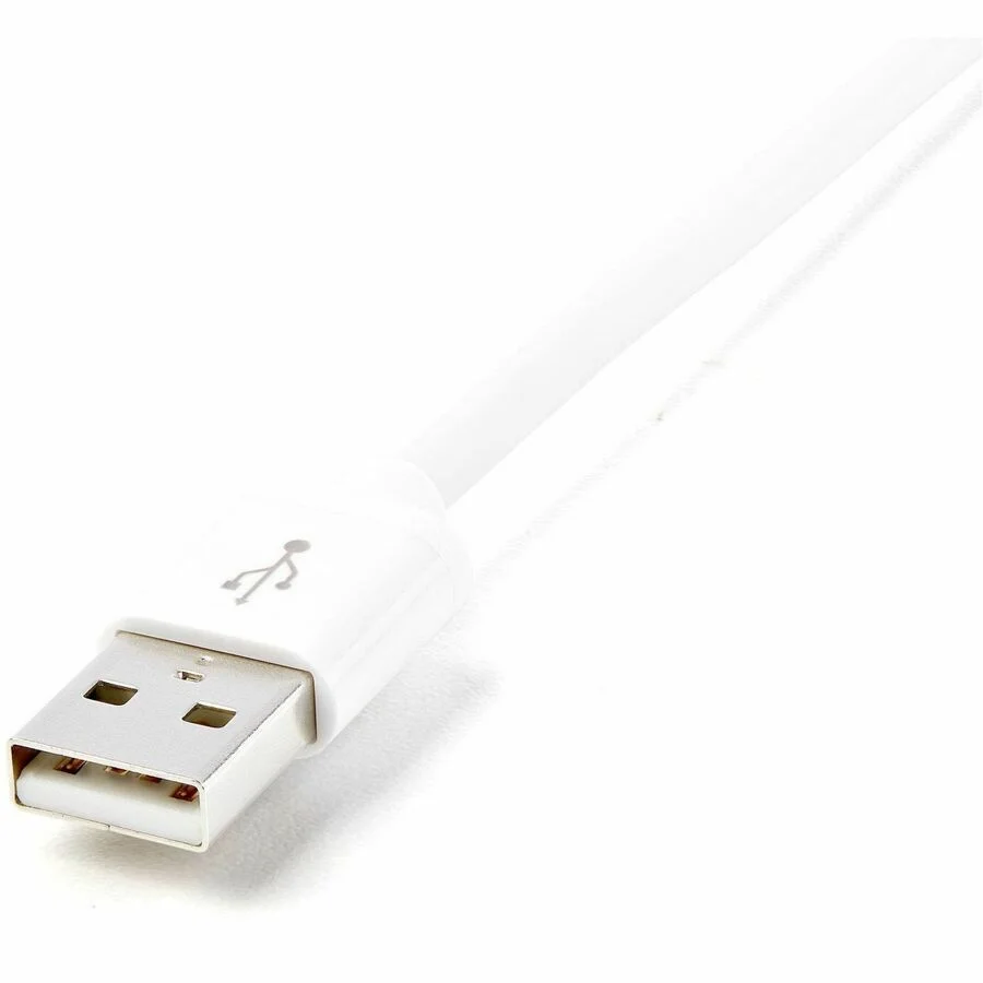 StarTech.com 1m (3ft) White Apple&reg; 8-pin Lightning Connector to USB Cable for iPhone / iPod / iPad - USBLT1MW